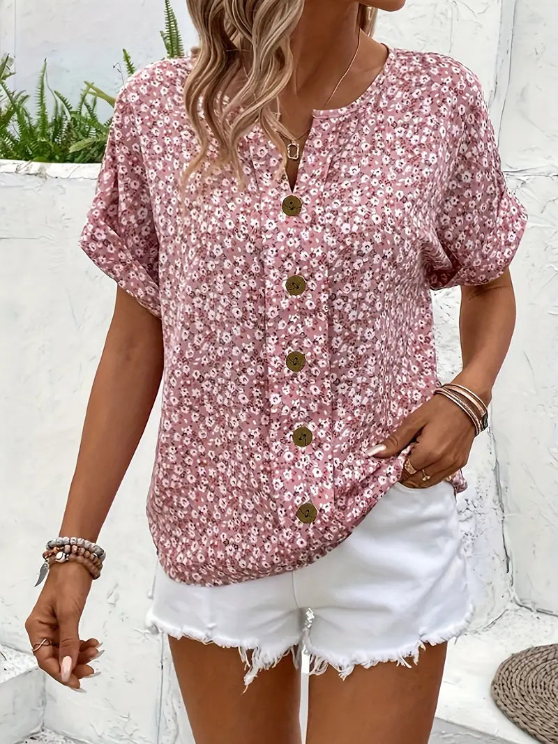 Celina | Lightweight Everyday Button-Up Top