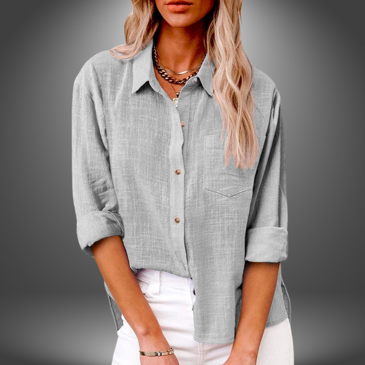 Seren | Lightweight Linen Button-Up Shirt