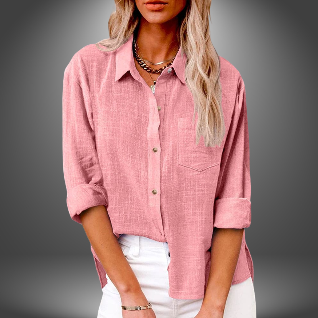 Seren | Lightweight Linen Button-Up Shirt