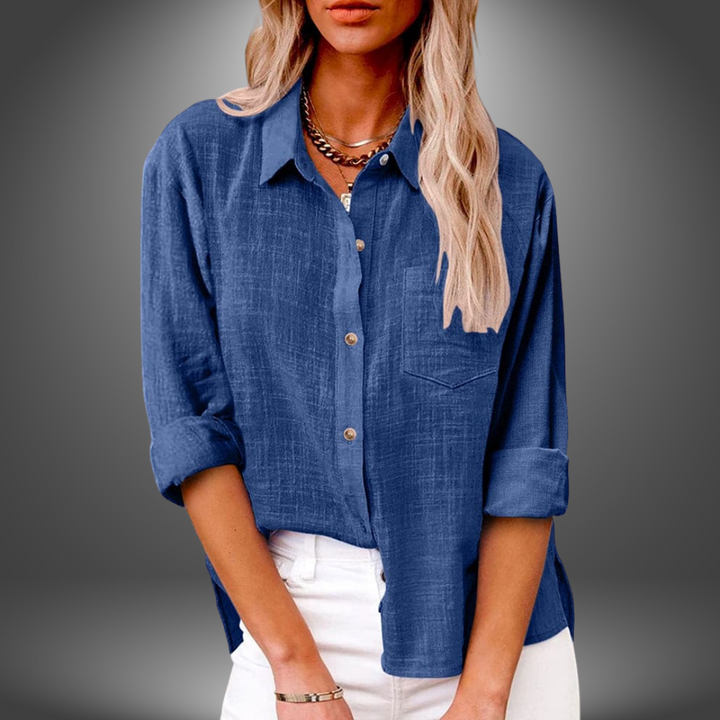 Seren | Lightweight Linen Button-Up Shirt