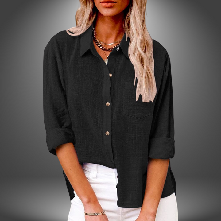Seren | Lightweight Linen Button-Up Shirt