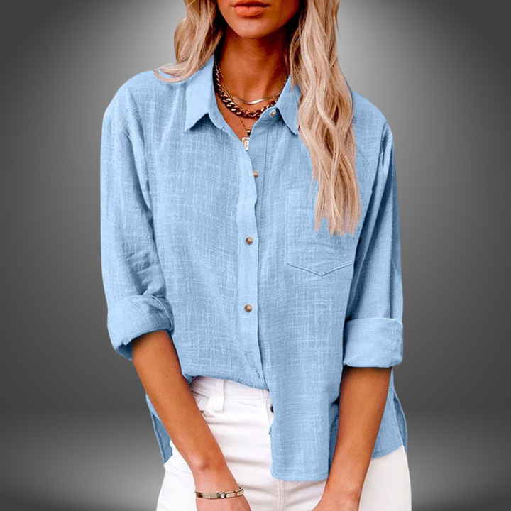 Seren | Lightweight Linen Button-Up Shirt